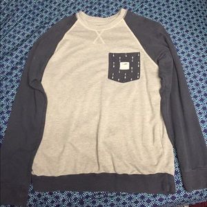 Blue and Grey Sweatshirt